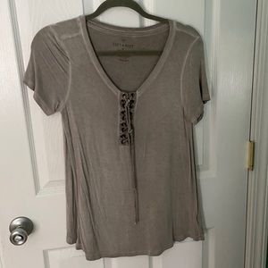 Olive Green American Eagle Soft & Sexy Tee